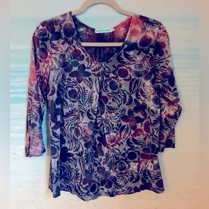 Medium Silver Charm Floral top